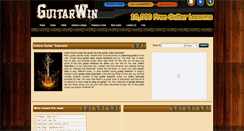 Desktop Screenshot of guitarwin.com